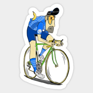 Road Cyclist Sticker